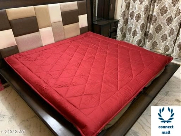 Useful Baby Mats & Bed Protector - Size:King, Red